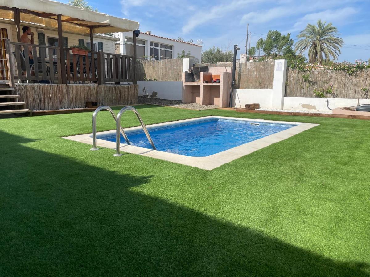 Chalet-Home Familiar "Cal India" "Pet Friendly" Sant Carlos de la Ràpita Dış mekan fotoğraf
